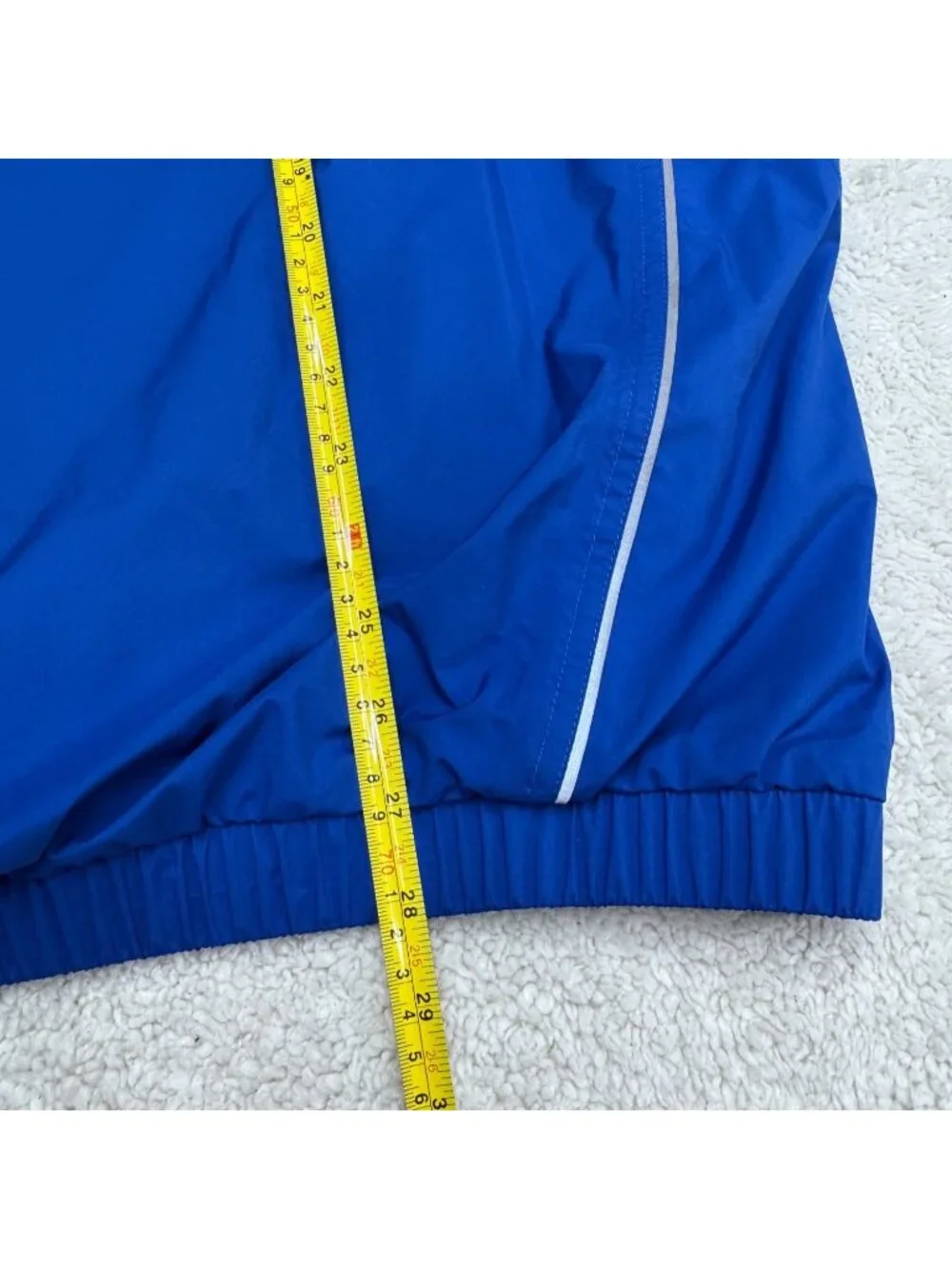DryJoys By FootJoy Men's SS Blue Black Pullover Half-Zip Golf Windbreaker, Sz L - Picture 9 of 10